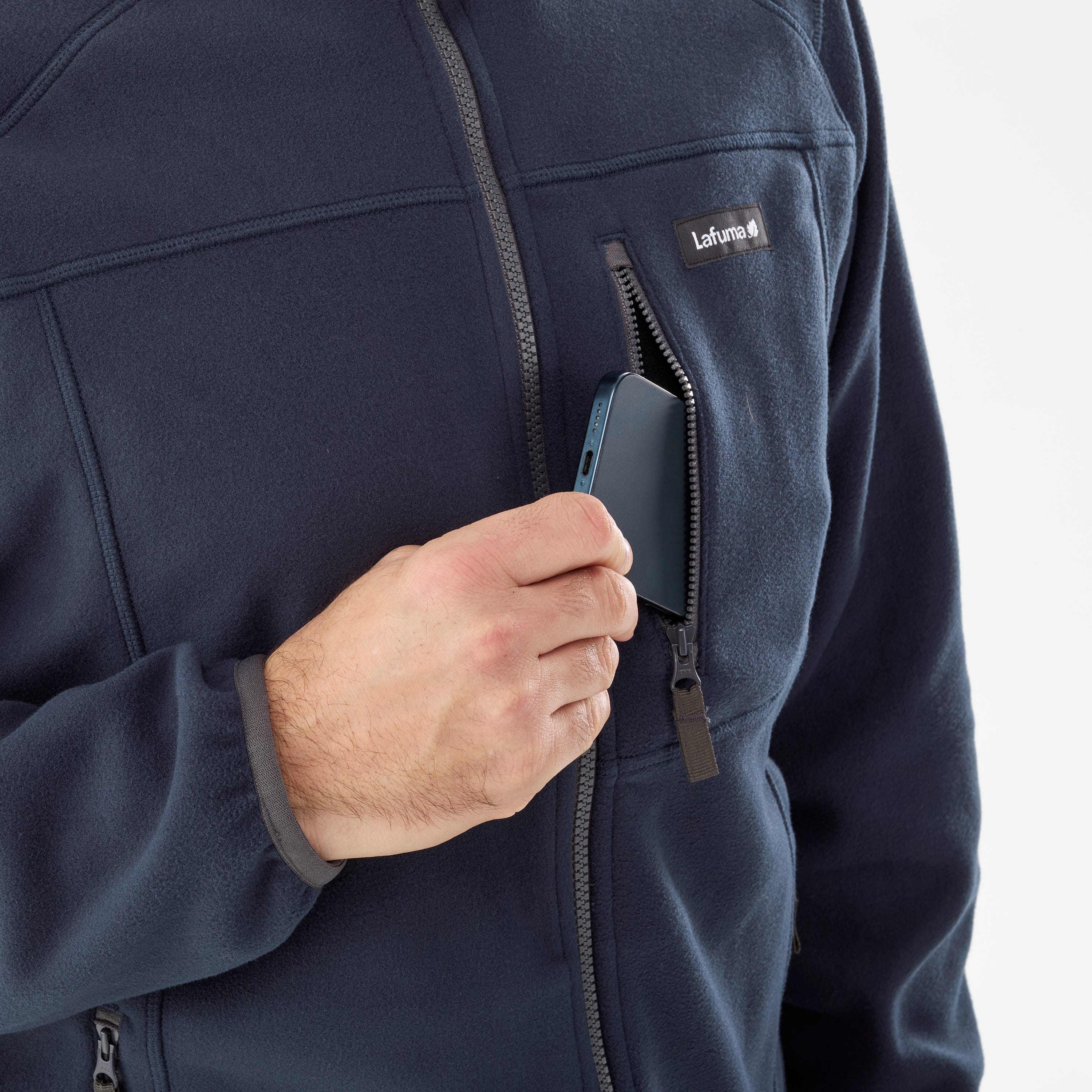 Men's Fleece jacket ACCESS - navy blue - Fleece jacket