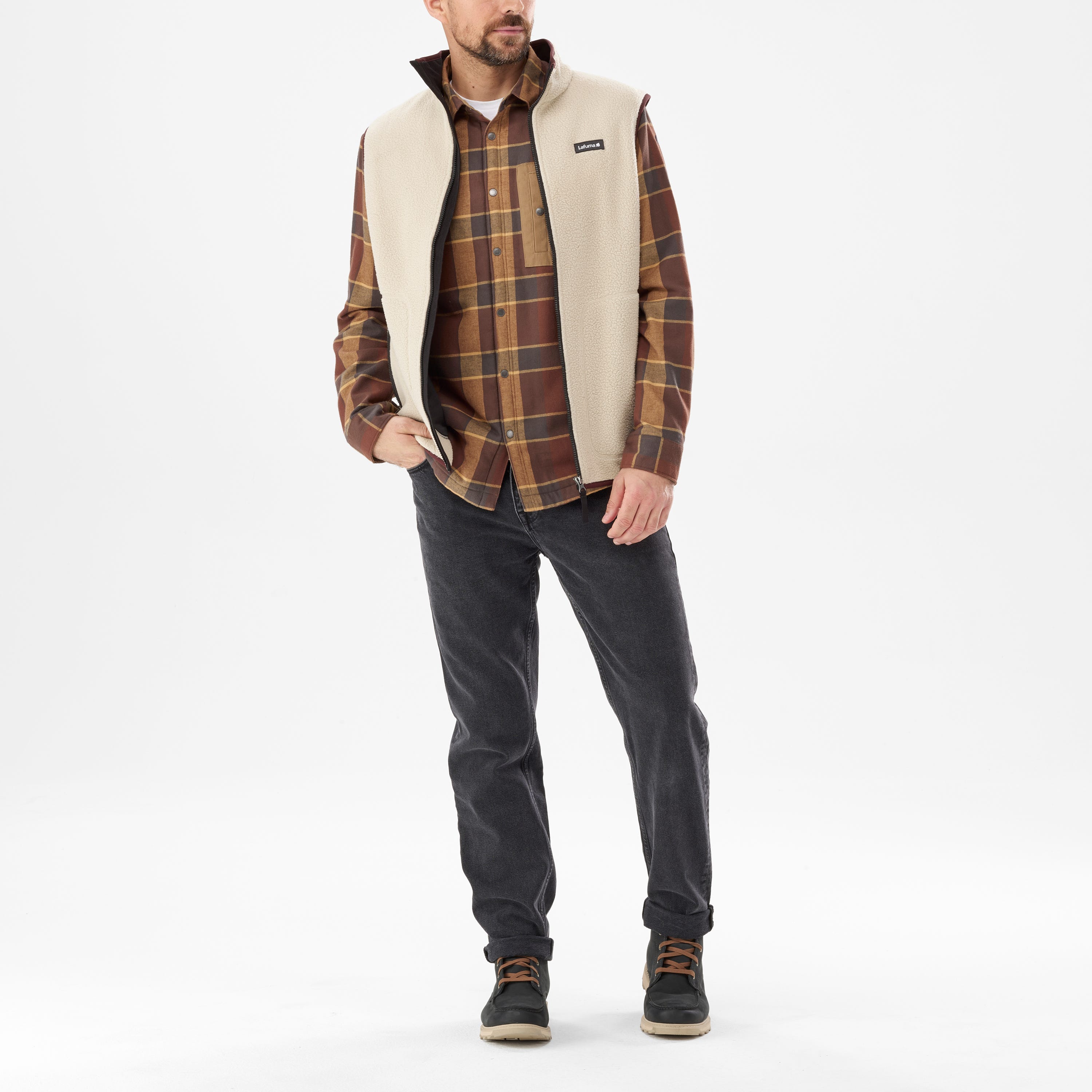 Men's Sleeveless jacket MAURY SHERPA